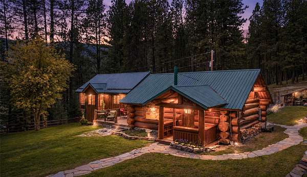 39.9 Acres of Land with Home for Sale in Alberton, Montana
