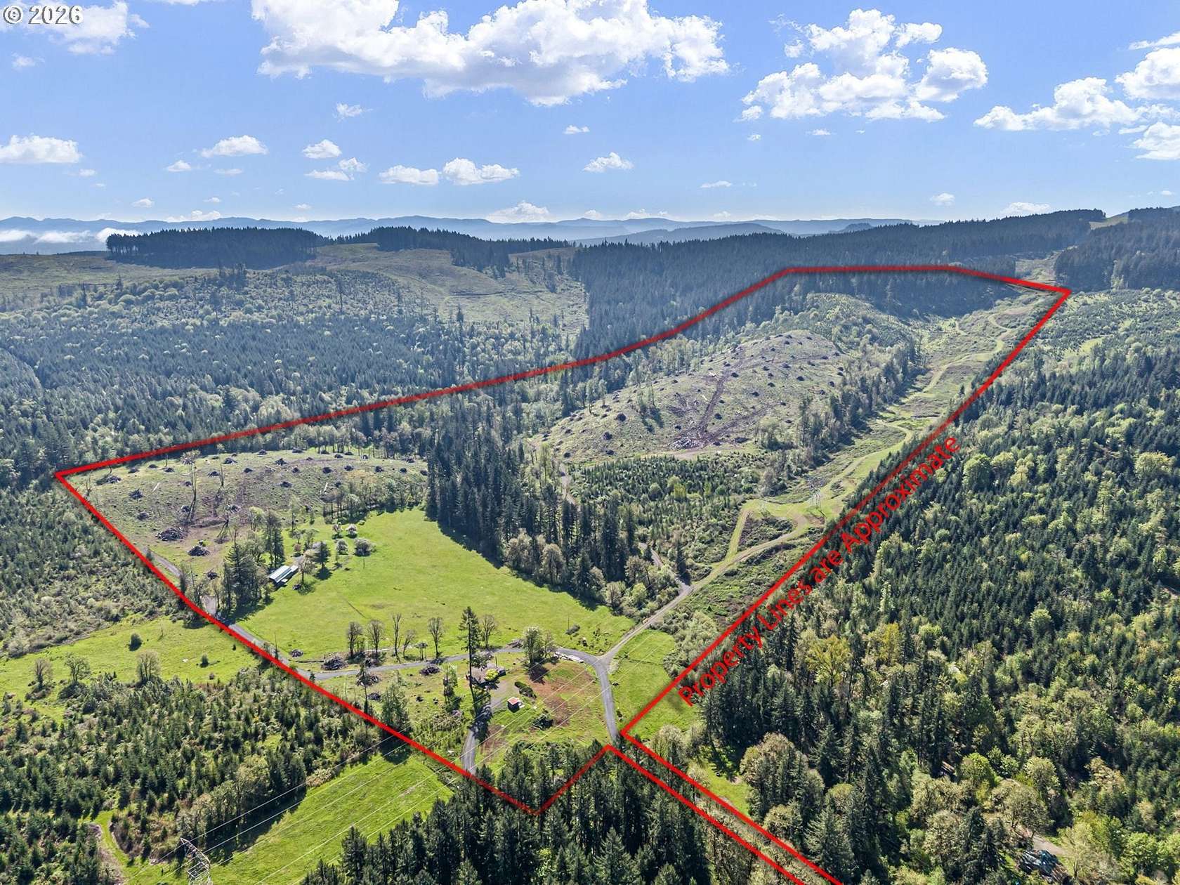 97 Acres of Recreational Land with Home for Sale in Lebanon, Oregon