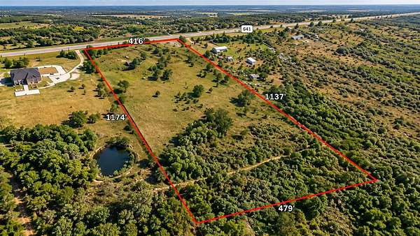 11.9 Acres of Recreational & Residential Land for Sale in Richland, Texas