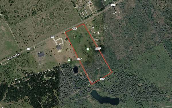 11.9 Acres of Recreational & Residential Land for Sale in Richland, Texas