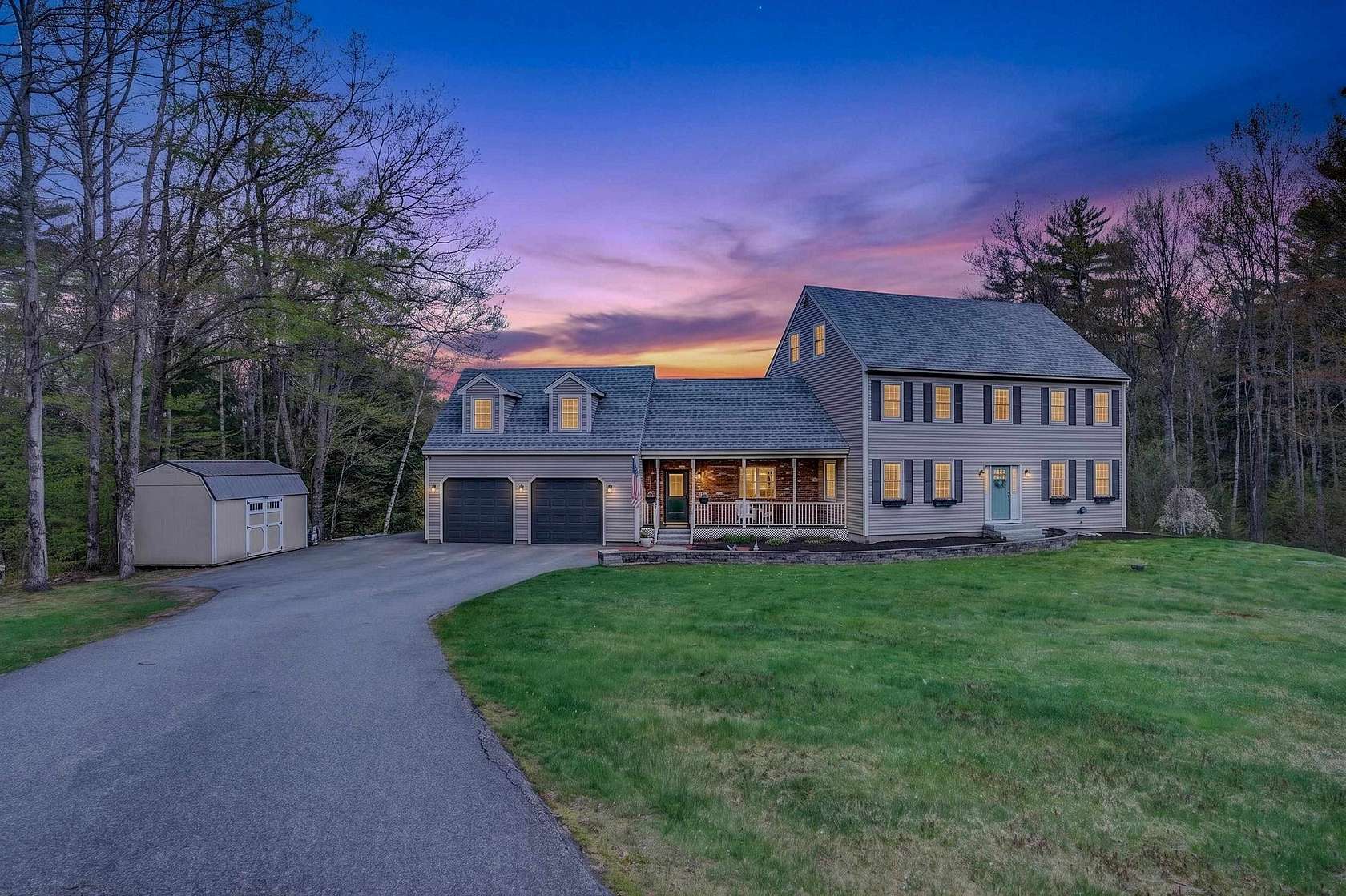 10.8 Acres of Land with Home for Sale in Holderness, New Hampshire