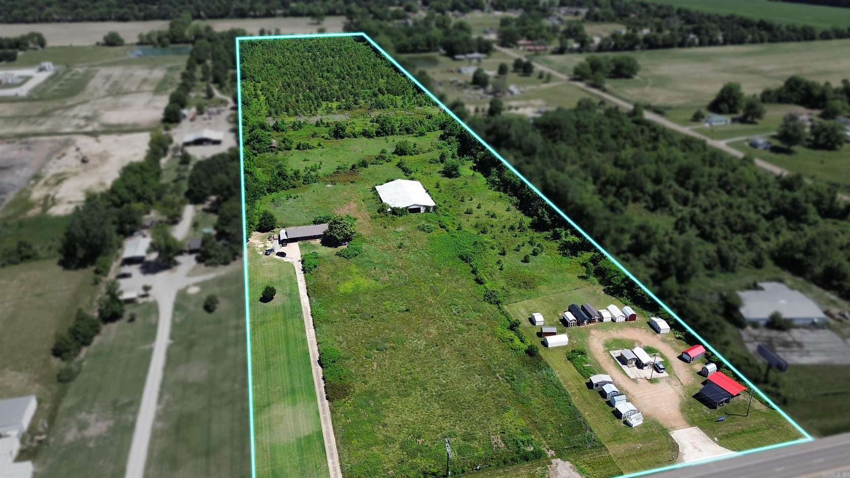 32.4 Acres of Recreational Land with Home for Sale in Lexa, Arkansas