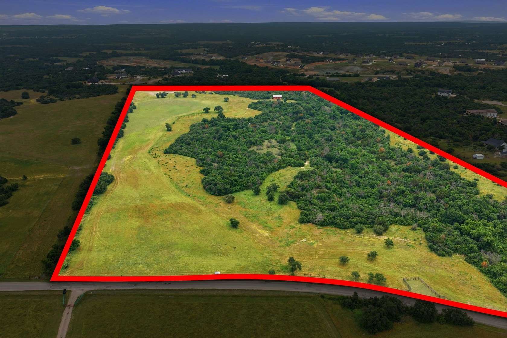 54 Acres of Recreational & Residential Land for Sale in Weatherford, Texas