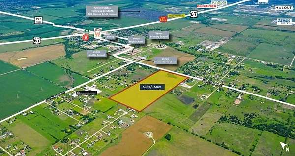50.9 Acres of Agricultural Land for Sale in Venus, Texas