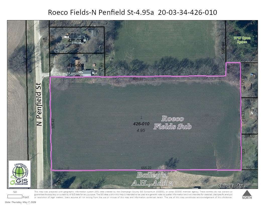 5 Acres of Land for Sale in Rantoul, Illinois