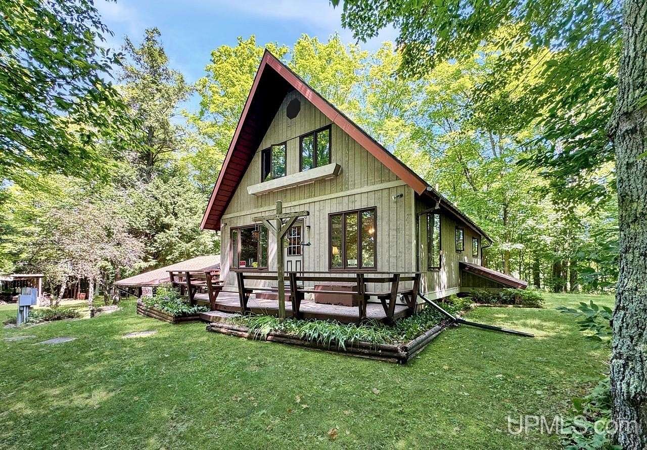 5.5 Acres of Land with Home for Sale in Crystal Falls, Michigan