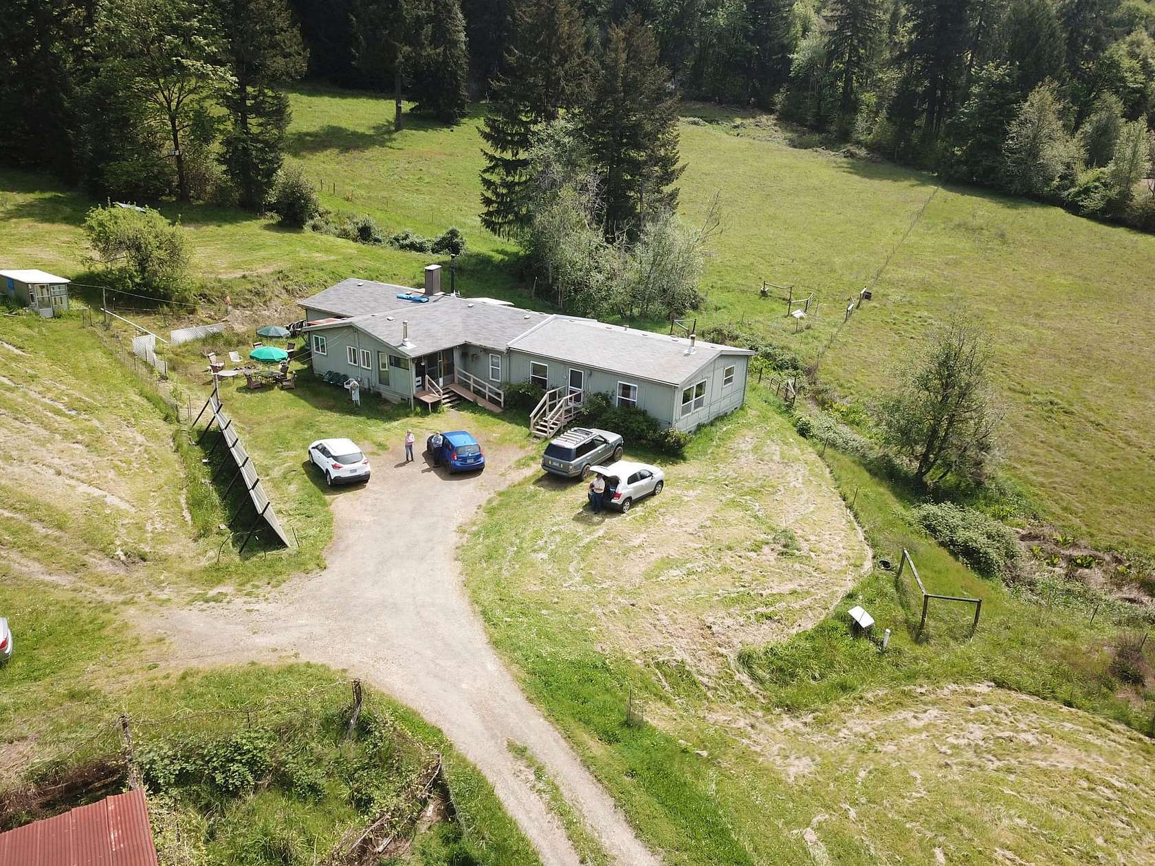 30.8 Acres of Land with Home for Sale in Blachly, Oregon