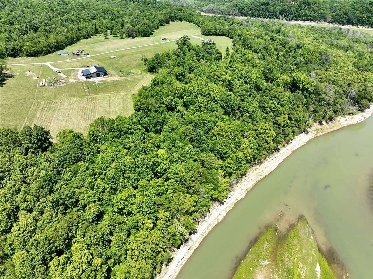29.4 Acres of Recreational Land with Home for Auction in Scottsville, Kentucky