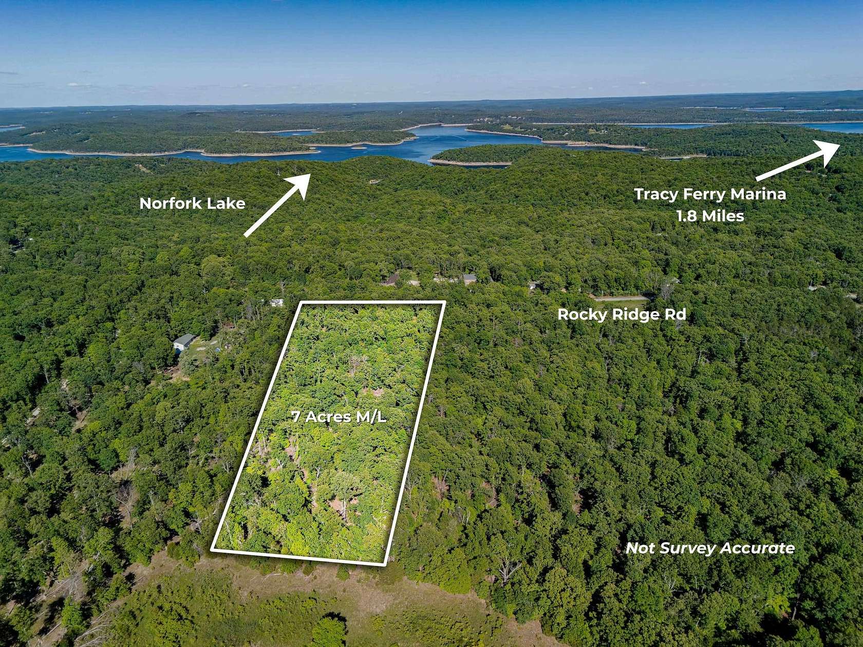 7 Acres of Recreational Land for Sale in Mountain Home, Arkansas