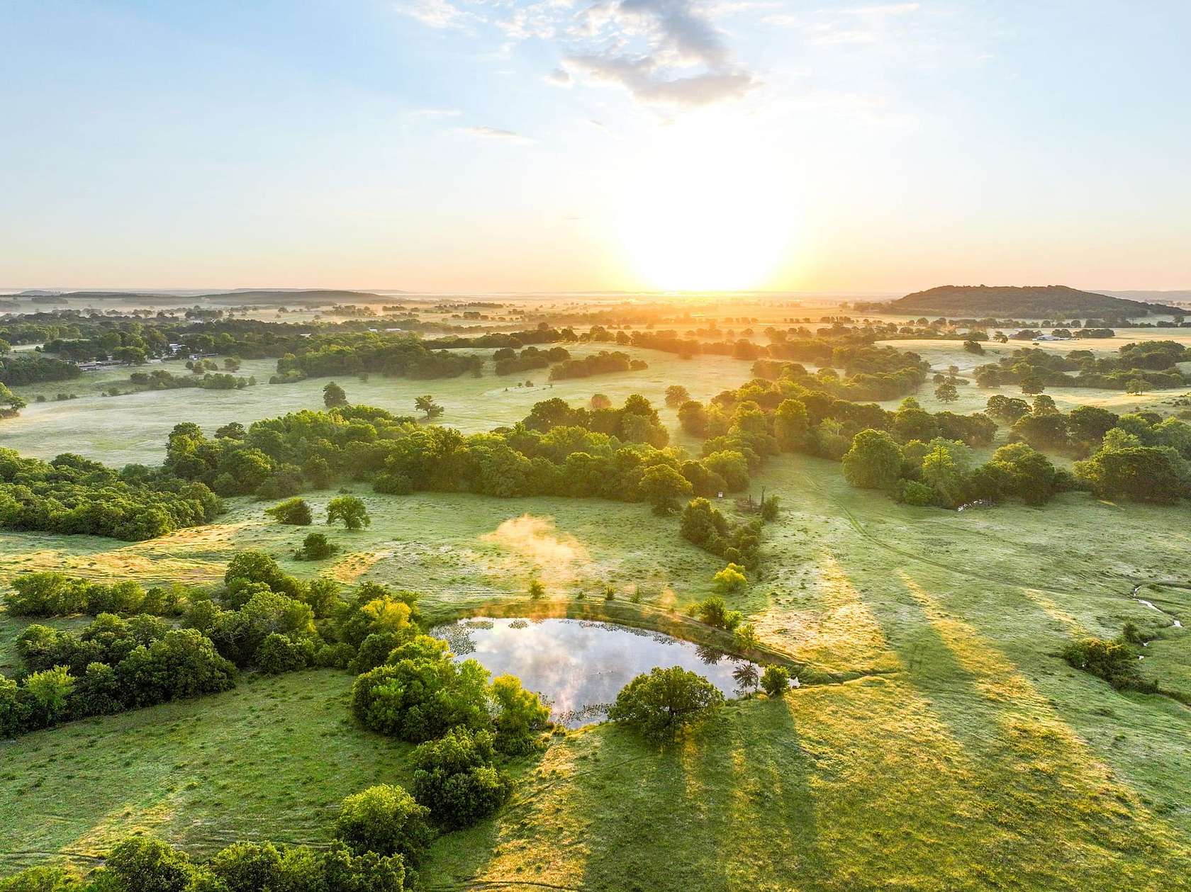 599 Acres of Land with Home for Sale in Stigler, Oklahoma
