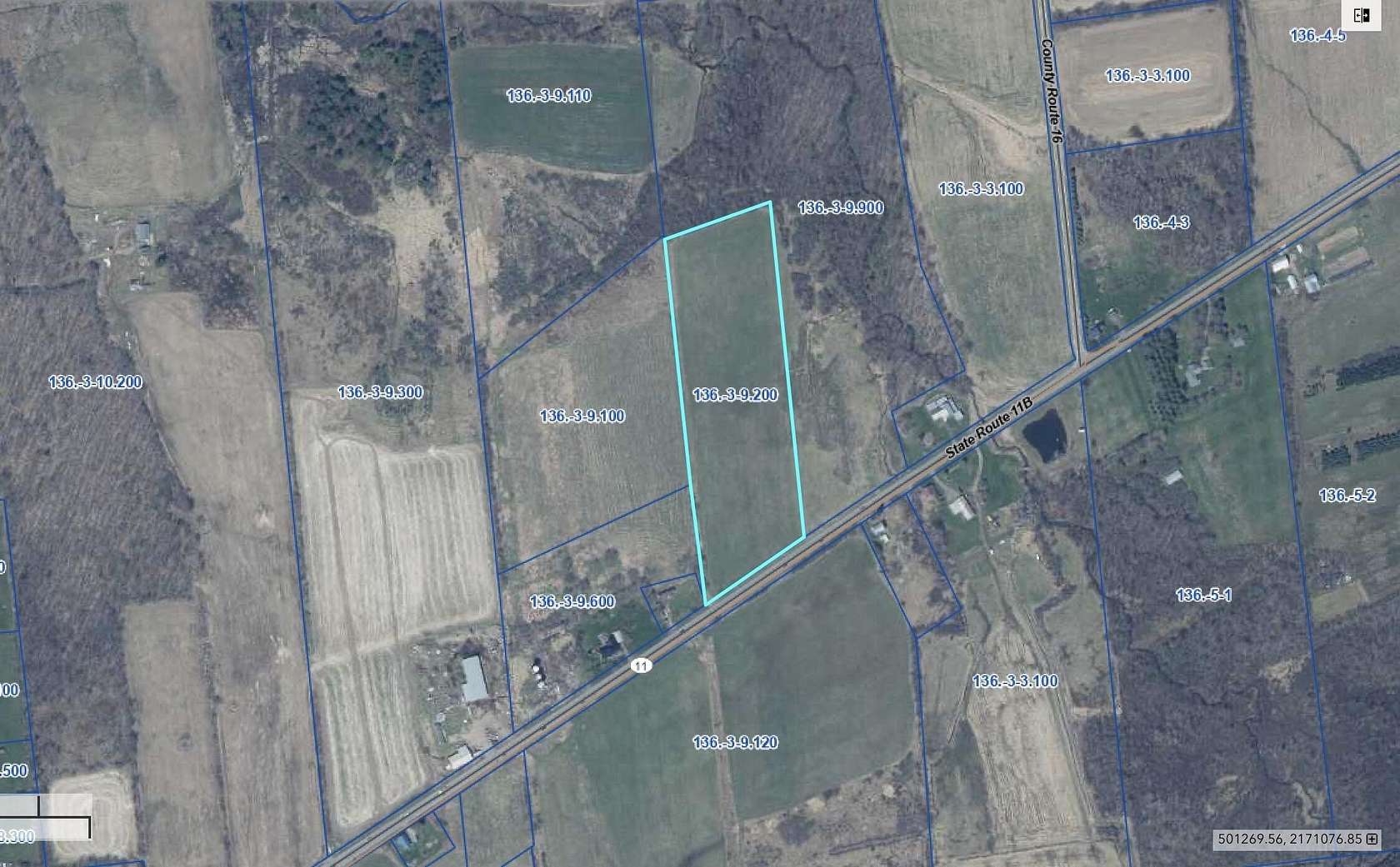 9.7 Acres of Land for Sale in Bangor, New York
