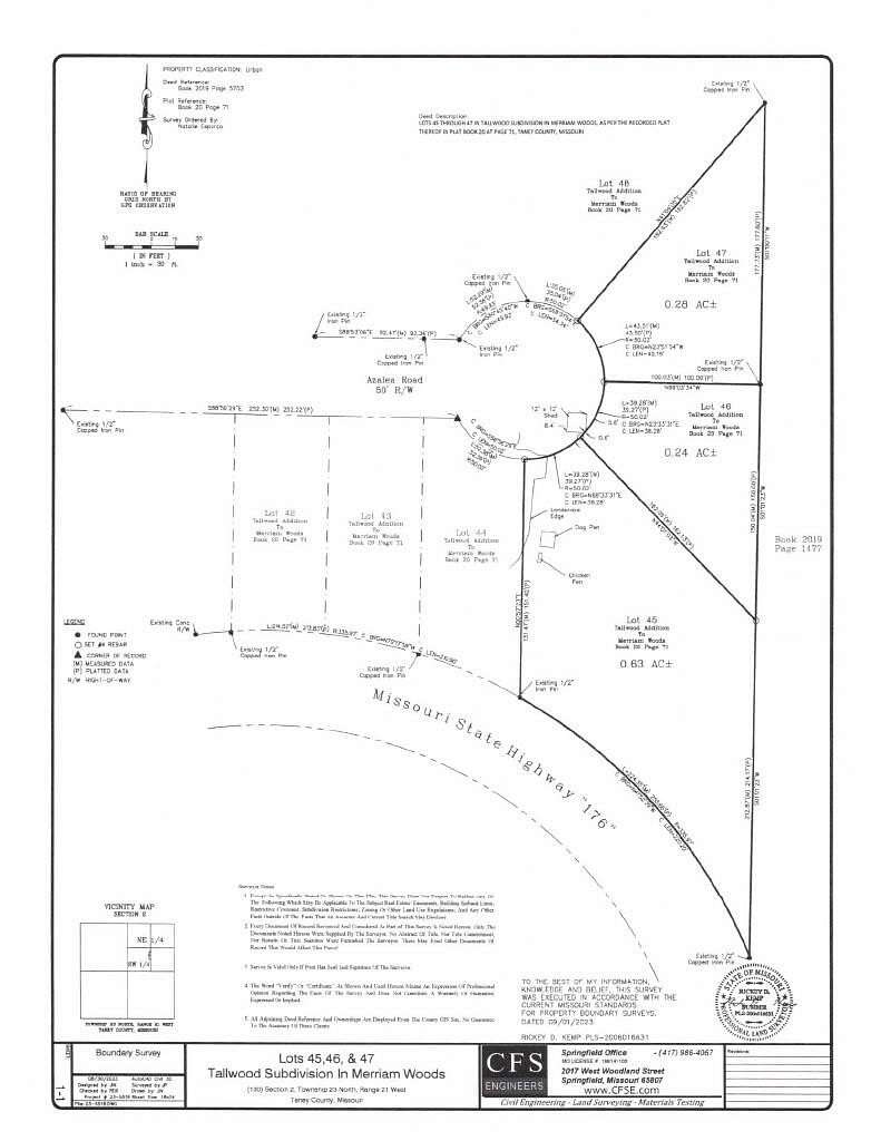 1.24 Acres of Residential Land for Sale in Merriam Woods, Missouri