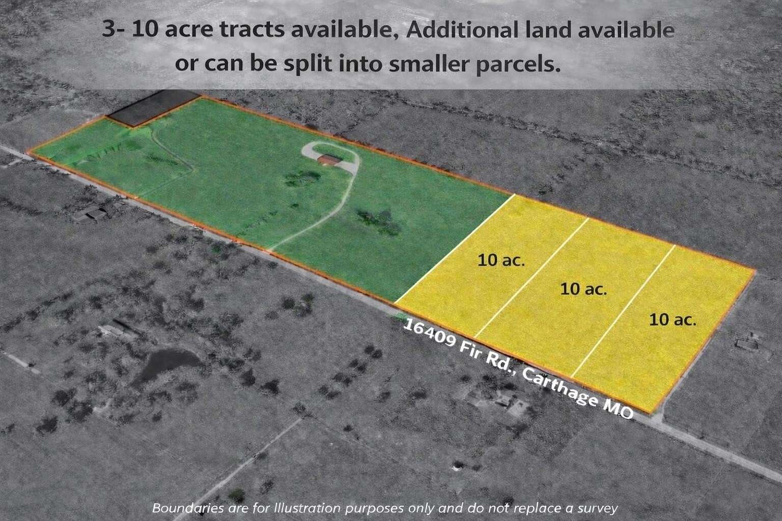 10 Acres of Residential Land for Sale in Carthage, Missouri