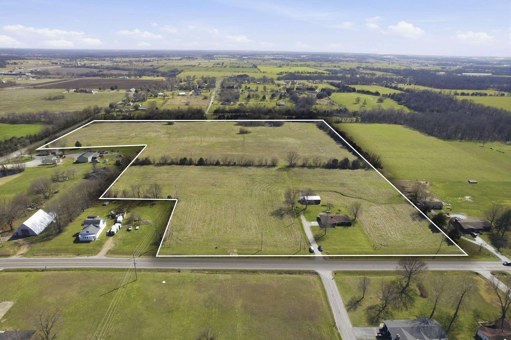 30.6 Acres of Agricultural Land with Home for Sale in Buffalo, Missouri