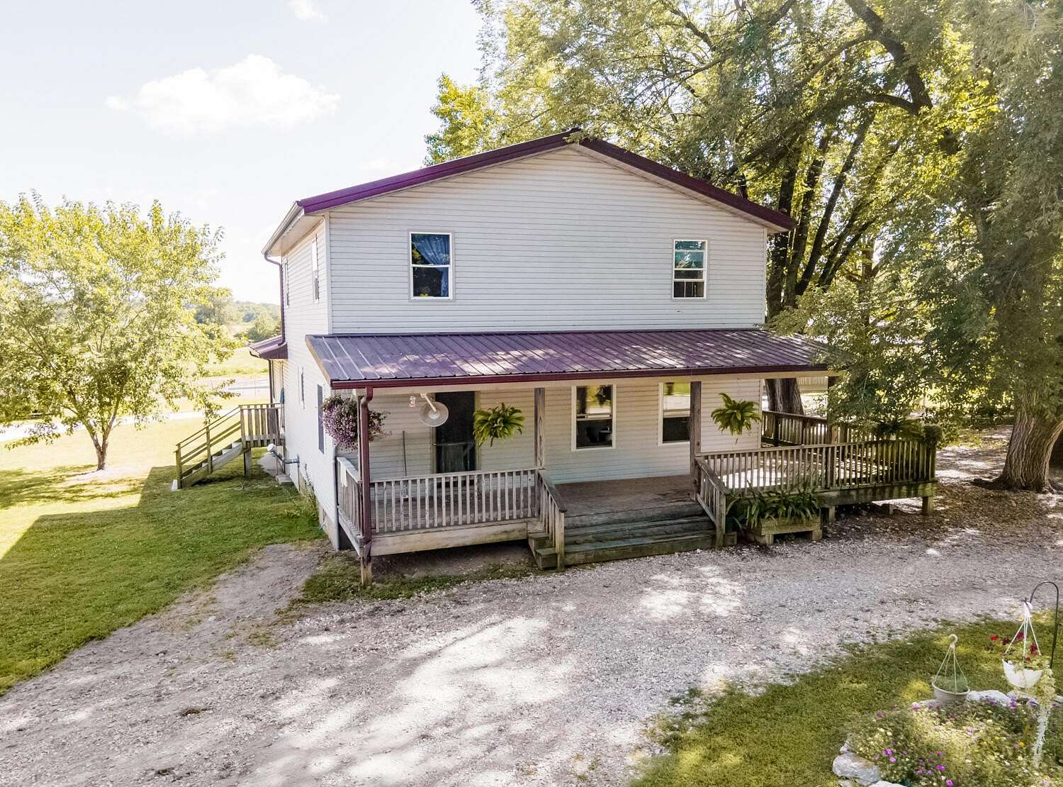 7.9 Acres of Land with Home for Sale in Rocky Comfort, Missouri