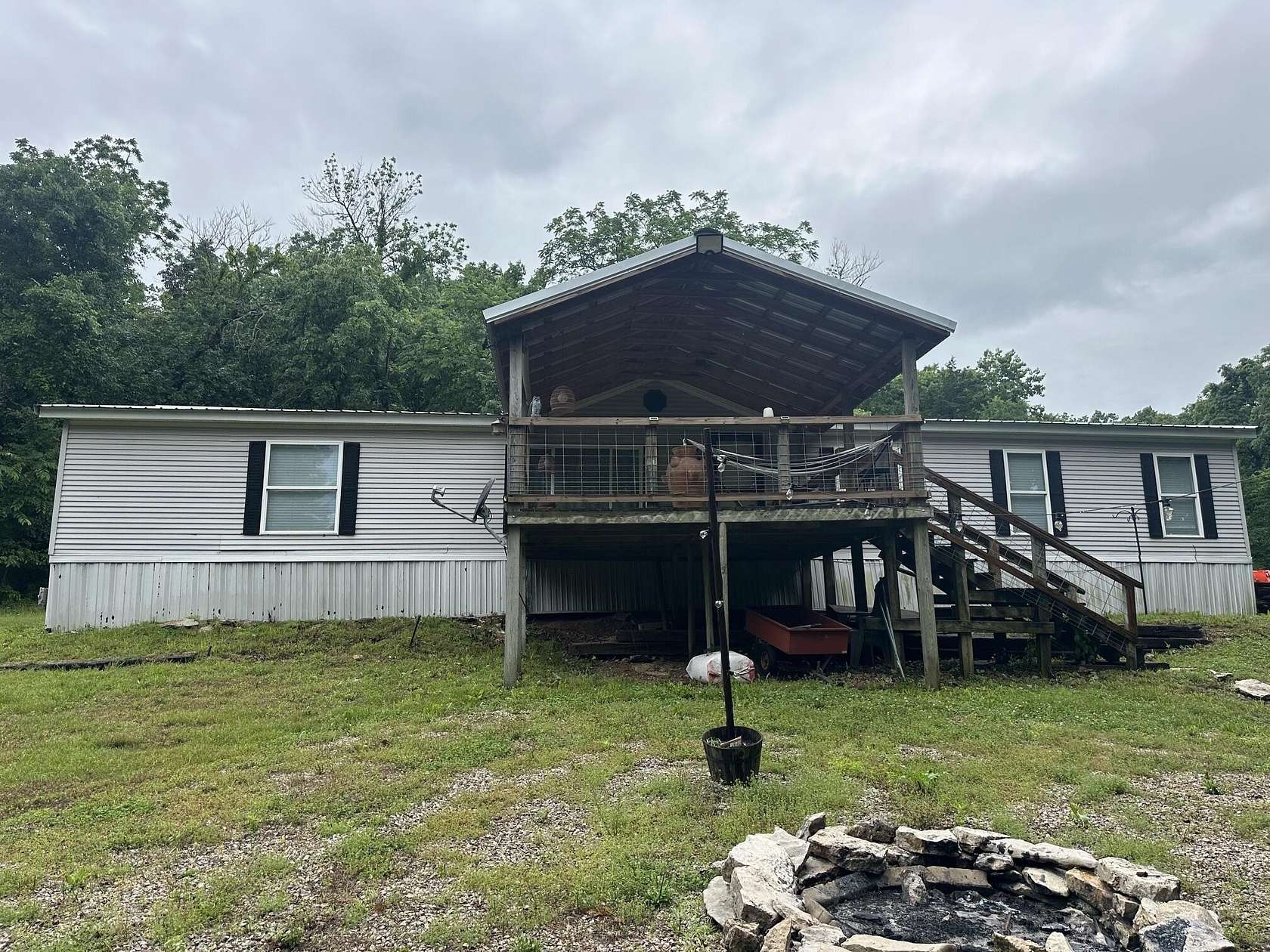 60 Acres of Recreational Land with Home for Sale in Aurora, Missouri