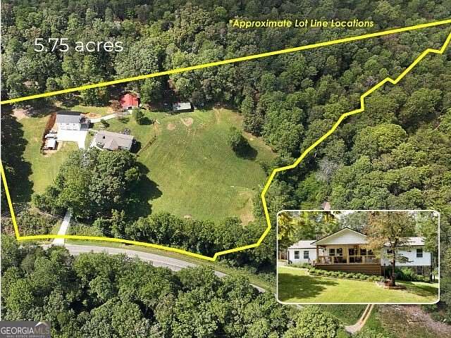 5.75 Acres of Land with Home for Sale in Clarkesville, Georgia