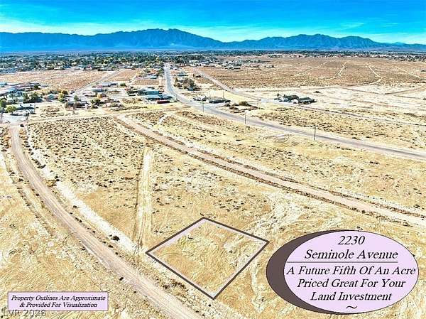 0.2 Acres of Residential Land for Sale in Pahrump, Nevada