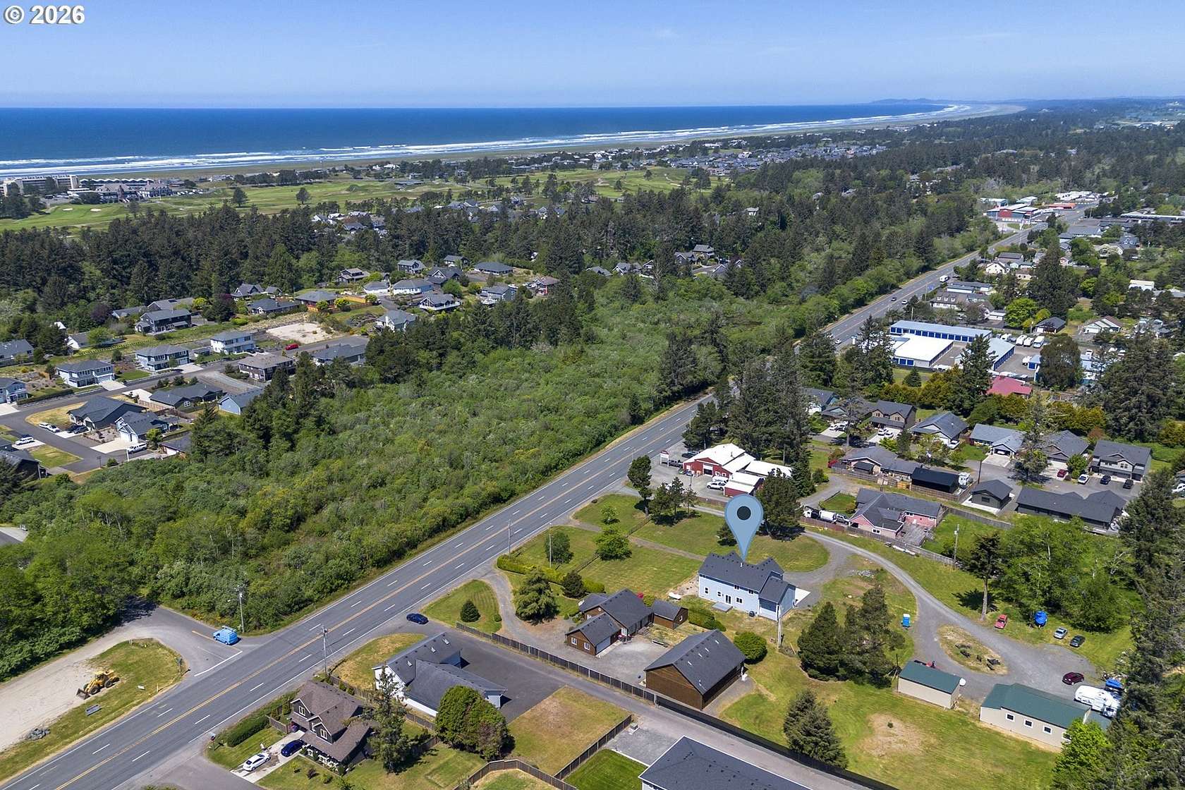 2.39 Acres of Land with Home for Sale in Gearhart, Oregon