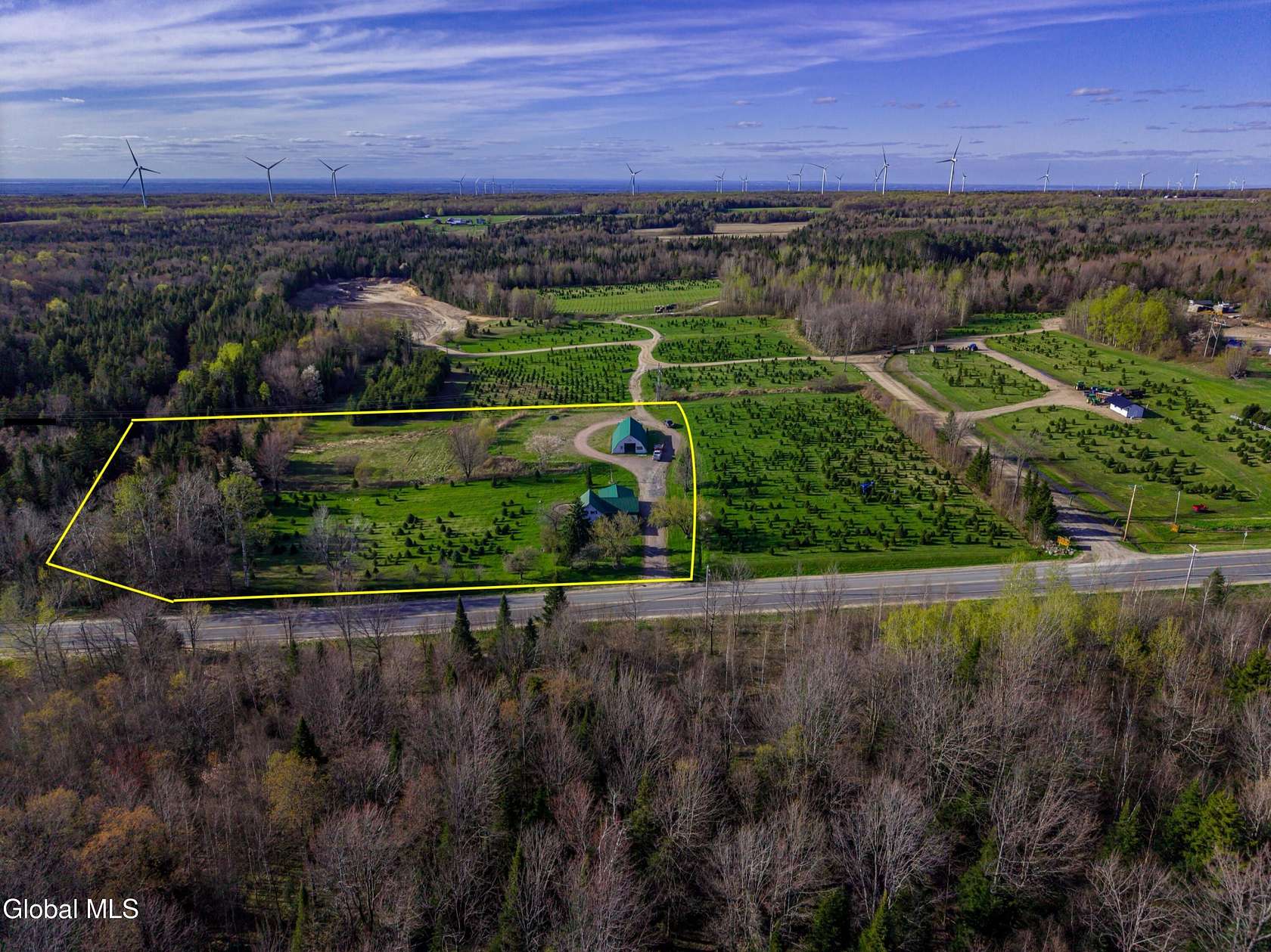 5.14 Acres of Land with Home for Sale in Chateaugay, New York