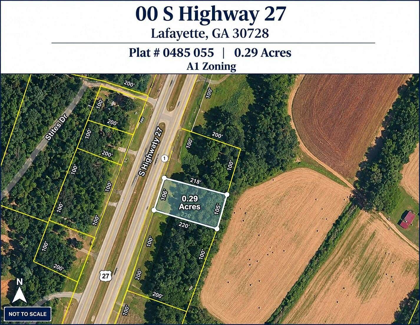 0.29 Acres of Land for Sale in LaFayette, Georgia
