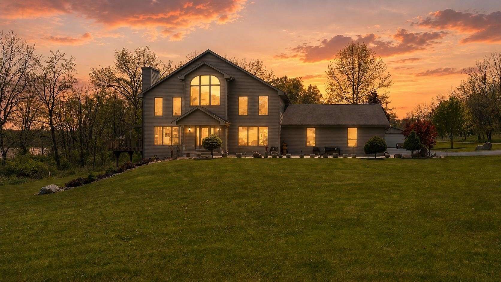 8 Acres of Land with Home for Sale in Edgerton, Wisconsin
