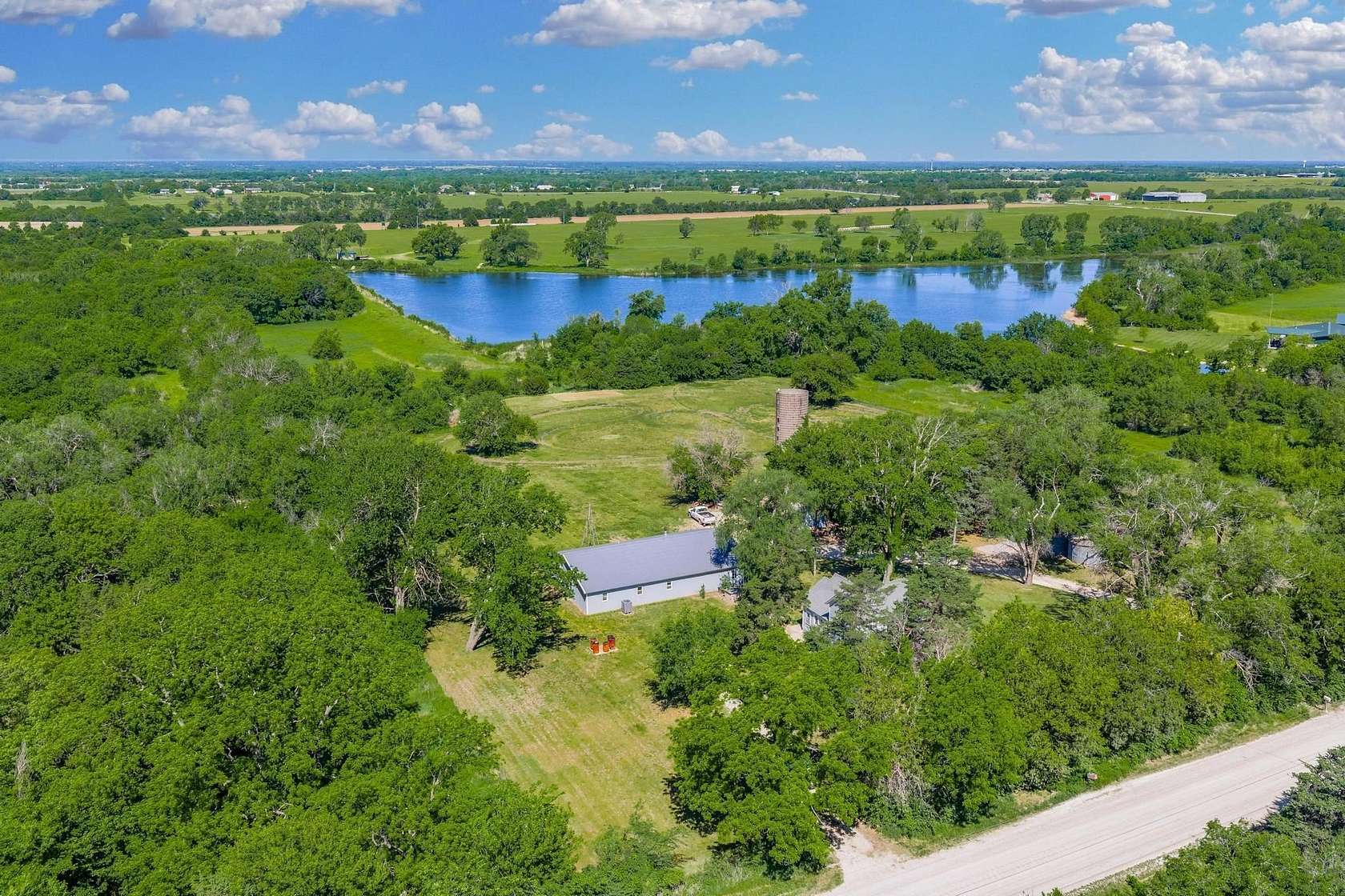 8.1 Acres of Land with Home for Sale in El Dorado, Kansas
