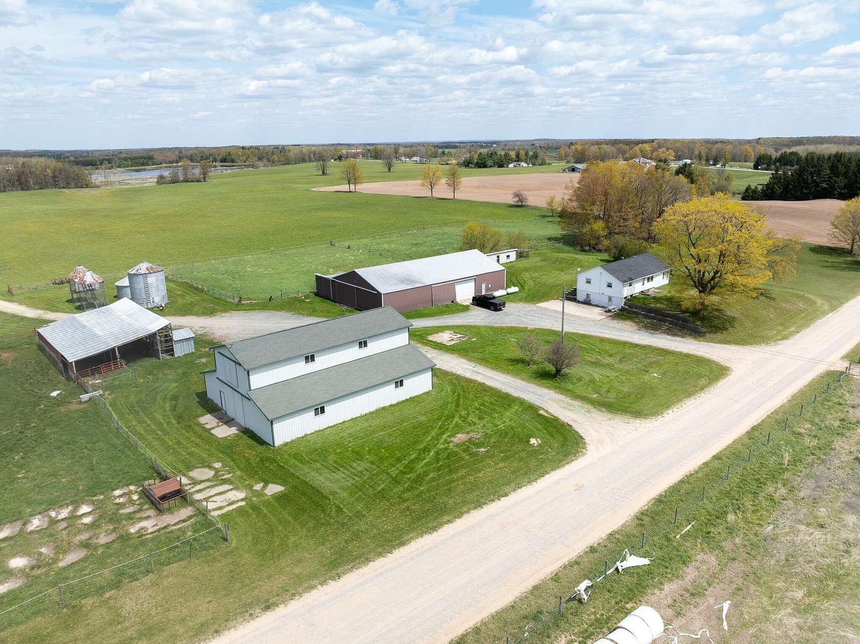 5 Acres of Land with Home for Sale in Reed City, Michigan