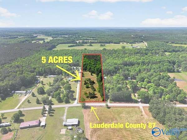 5 Acres of Residential Land for Sale in Florence, Alabama