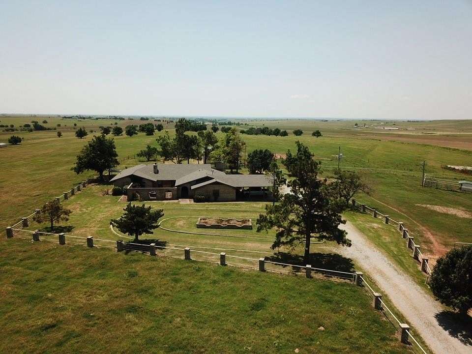 8.65 Acres of Land with Home for Sale in Pocasset, Oklahoma