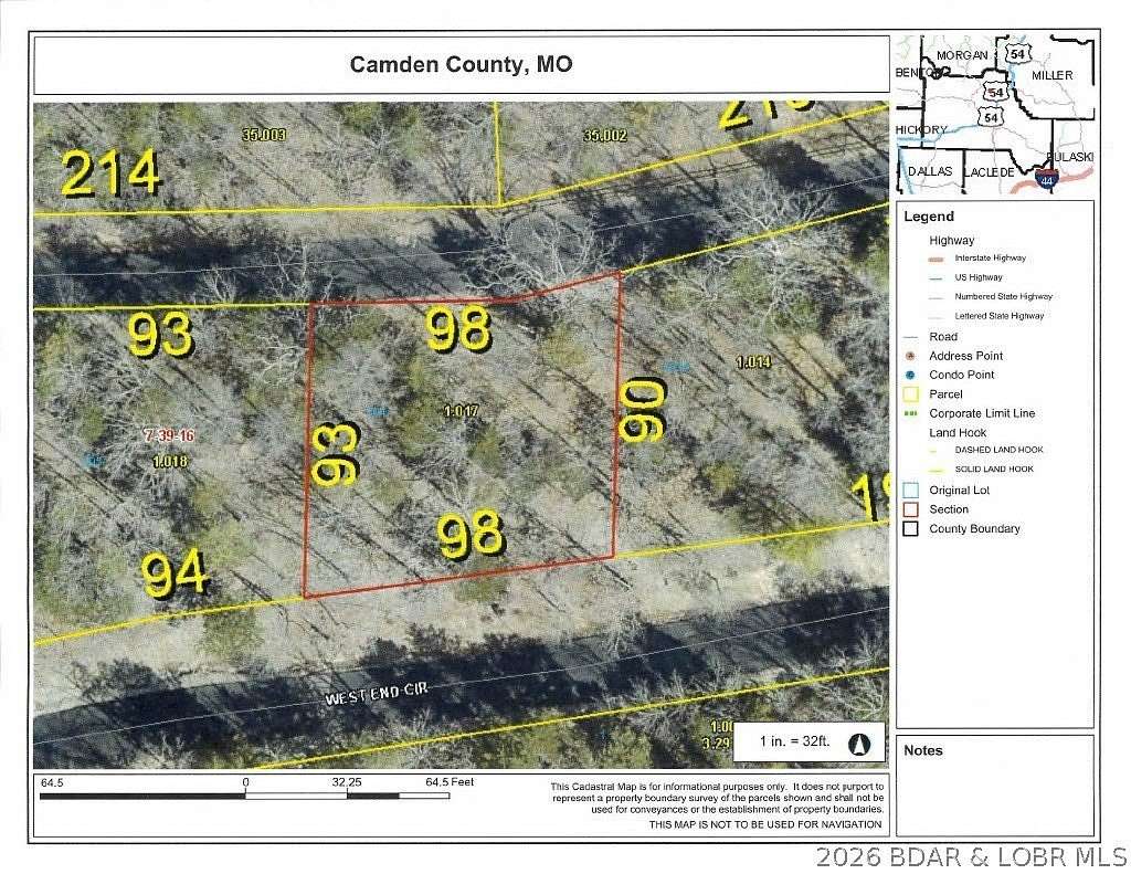 0.8 Acres of Residential Land for Sale in Osage Beach, Missouri