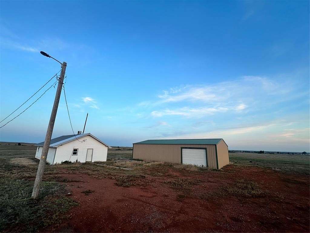5 Acres of Land with Home for Sale in Sayre, Oklahoma