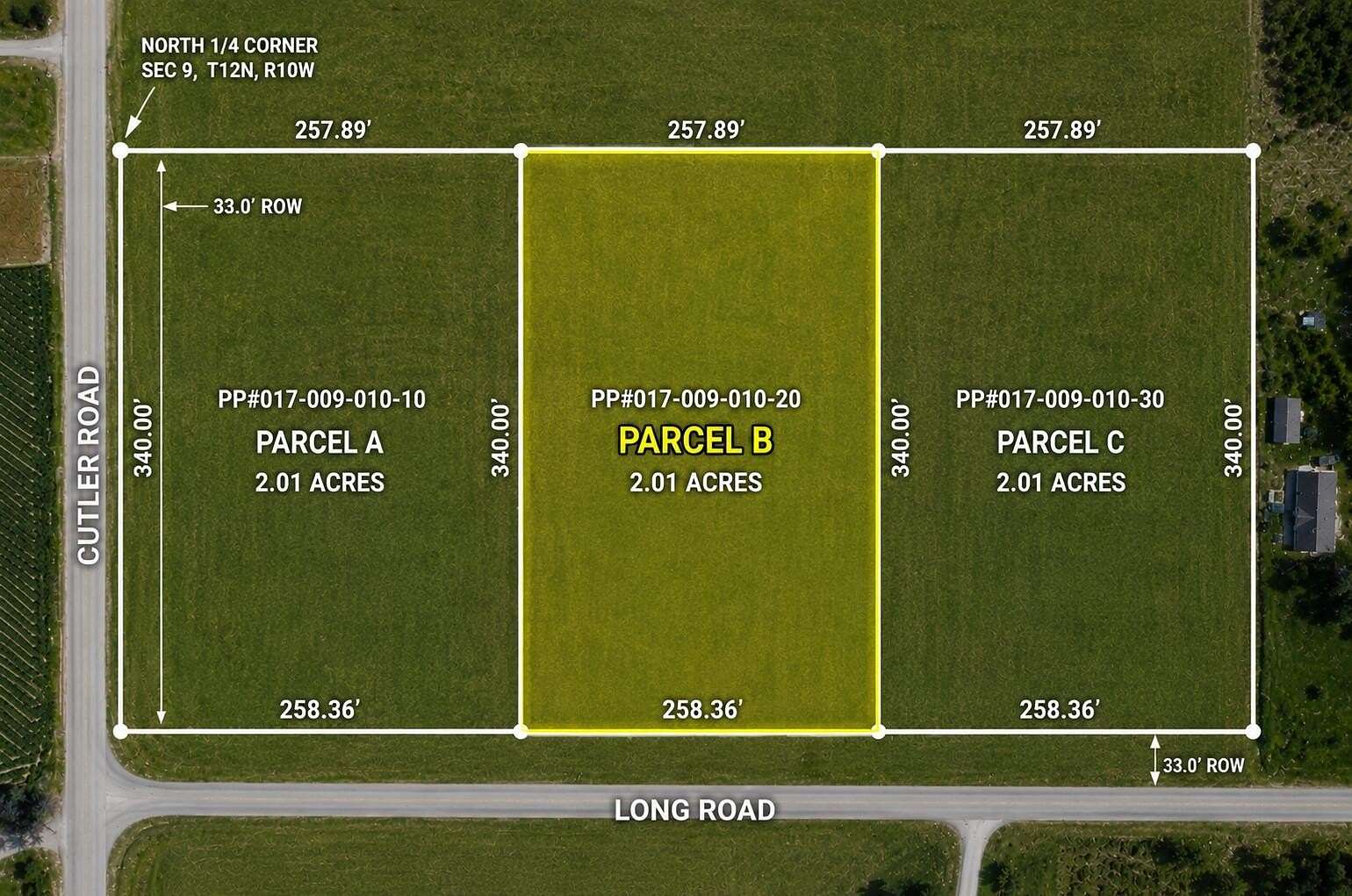 2.1 Acres of Residential Land for Sale in Howard City, Michigan