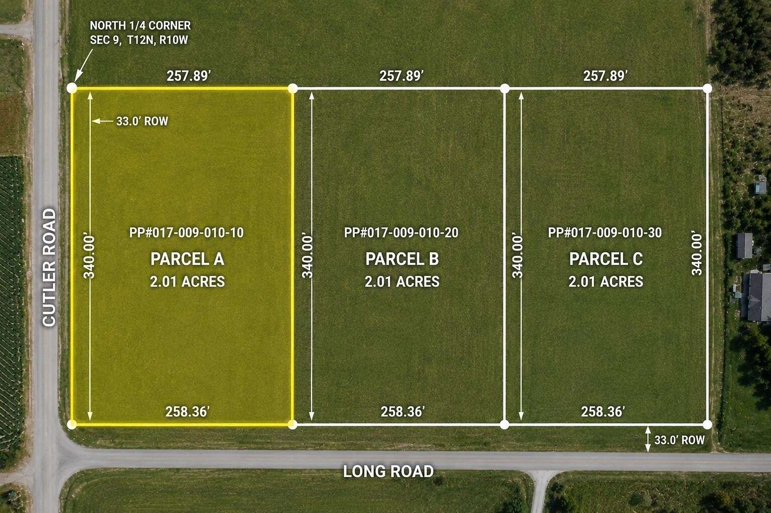 2.1 Acres of Residential Land for Sale in Howard City, Michigan