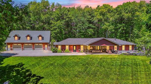 17 Acres of Land with Home for Sale in Jackson, Ohio