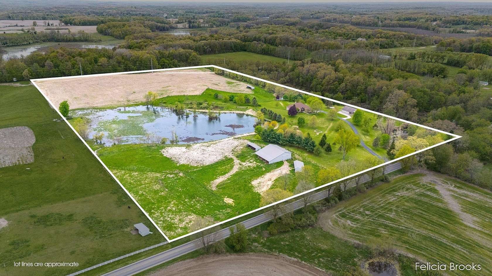 34.2 Acres of Land with Home for Sale in Hastings, Michigan