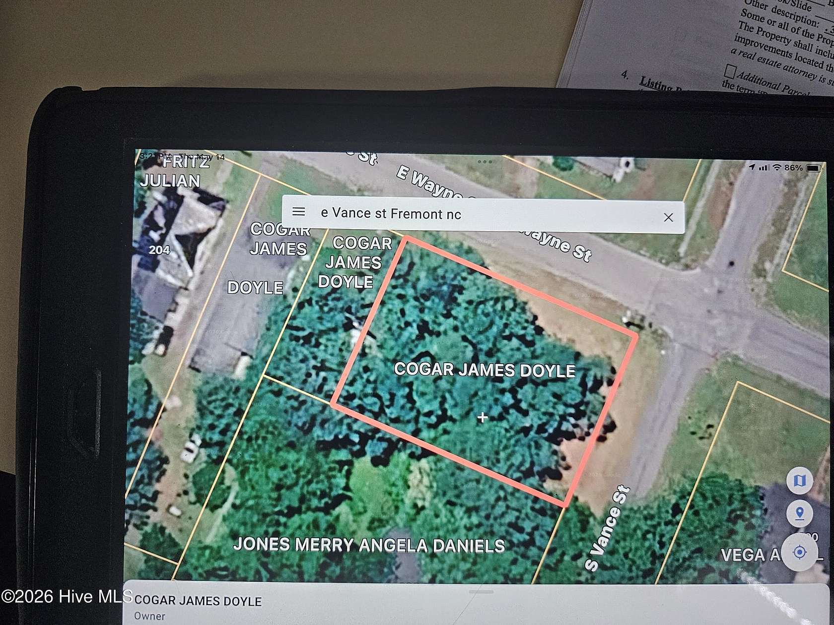 0.3 Acres of Residential Land for Sale in Fremont, North Carolina