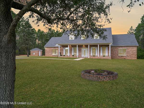 8.25 Acres of Land with Home for Sale in Vancleave, Mississippi
