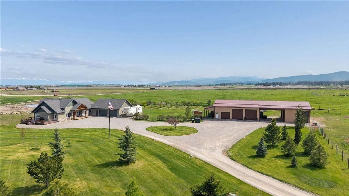 11 Acres of Land with Home for Sale in Kalispell, Montana