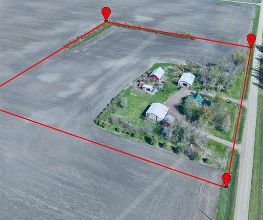10 Acres of Land with Home for Sale in Westbrook, Minnesota