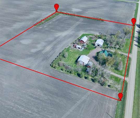 10 Acres of Land with Home for Sale in Westbrook, Minnesota