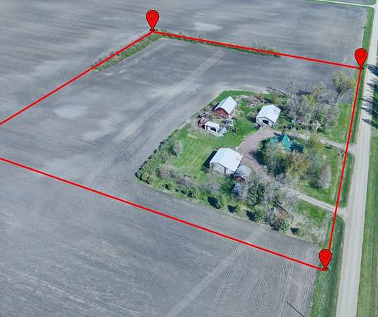 10 Acres of Land with Home for Sale in Westbrook, Minnesota