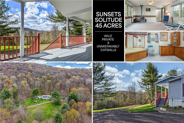 45 Acres of Recreational Land with Home for Sale in South Kortright, New York