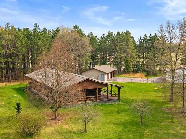 23.4 Acres of Recreational Land with Home for Sale in Wisconsin Rapids, Wisconsin