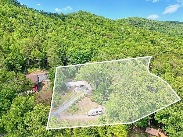1.62 Acres of Land with Home for Sale in Hiawassee, Georgia