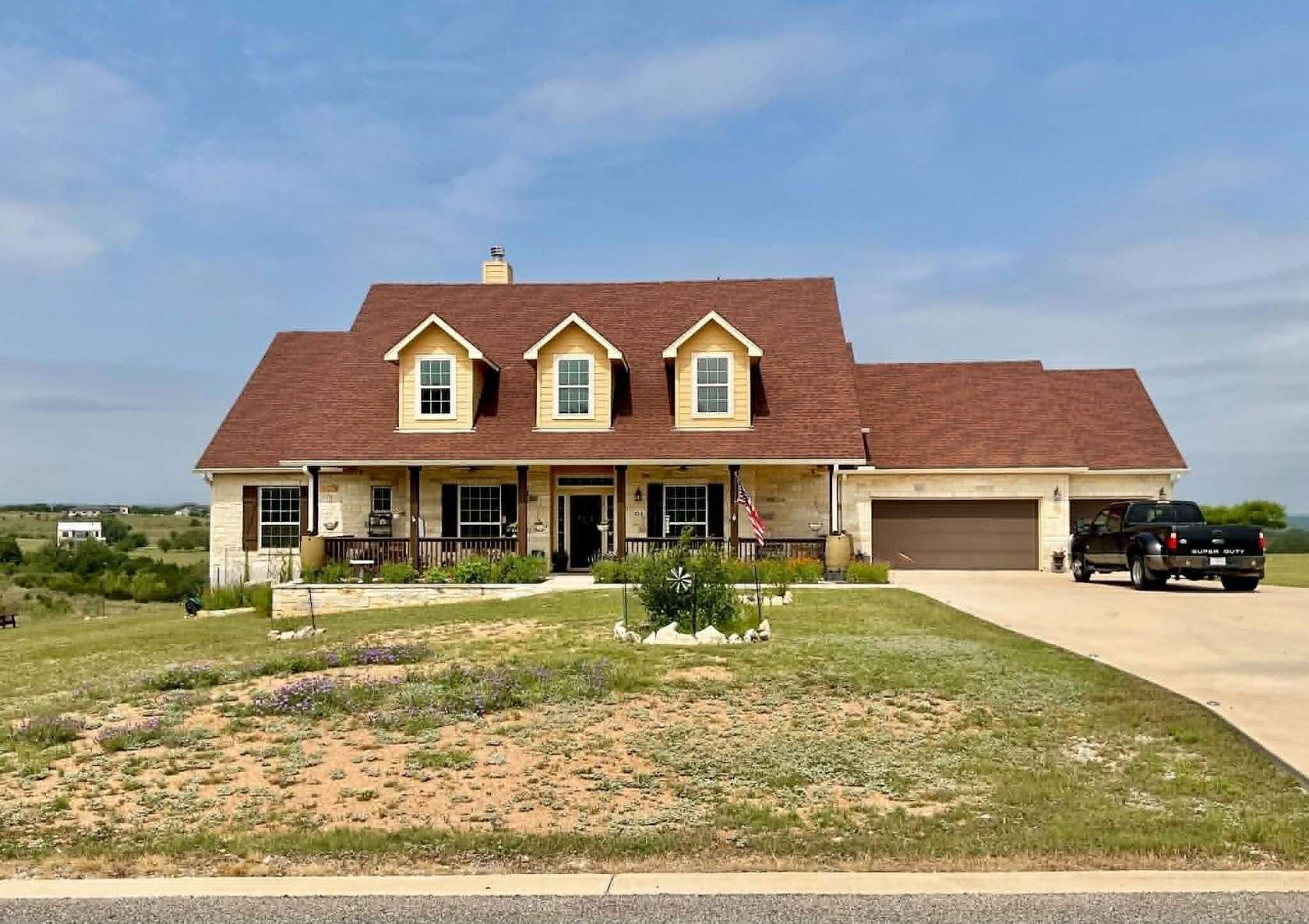 3 Acres of Land with Home for Lease in Marble Falls, Texas