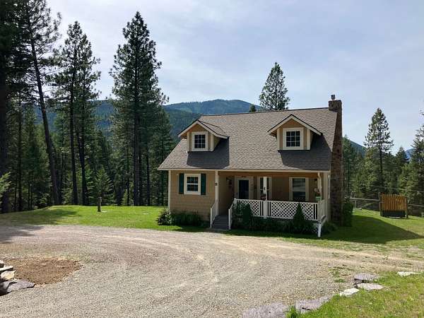 6.5 Acres of Land with Home for Sale in Libby, Montana