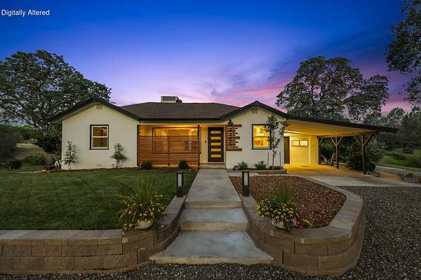 6 Acres of Land with Home for Sale in Redding, California