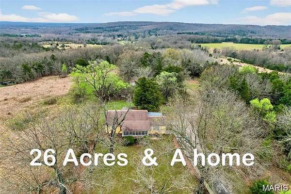 26 Acres of Land with Home for Sale in Richland, Missouri