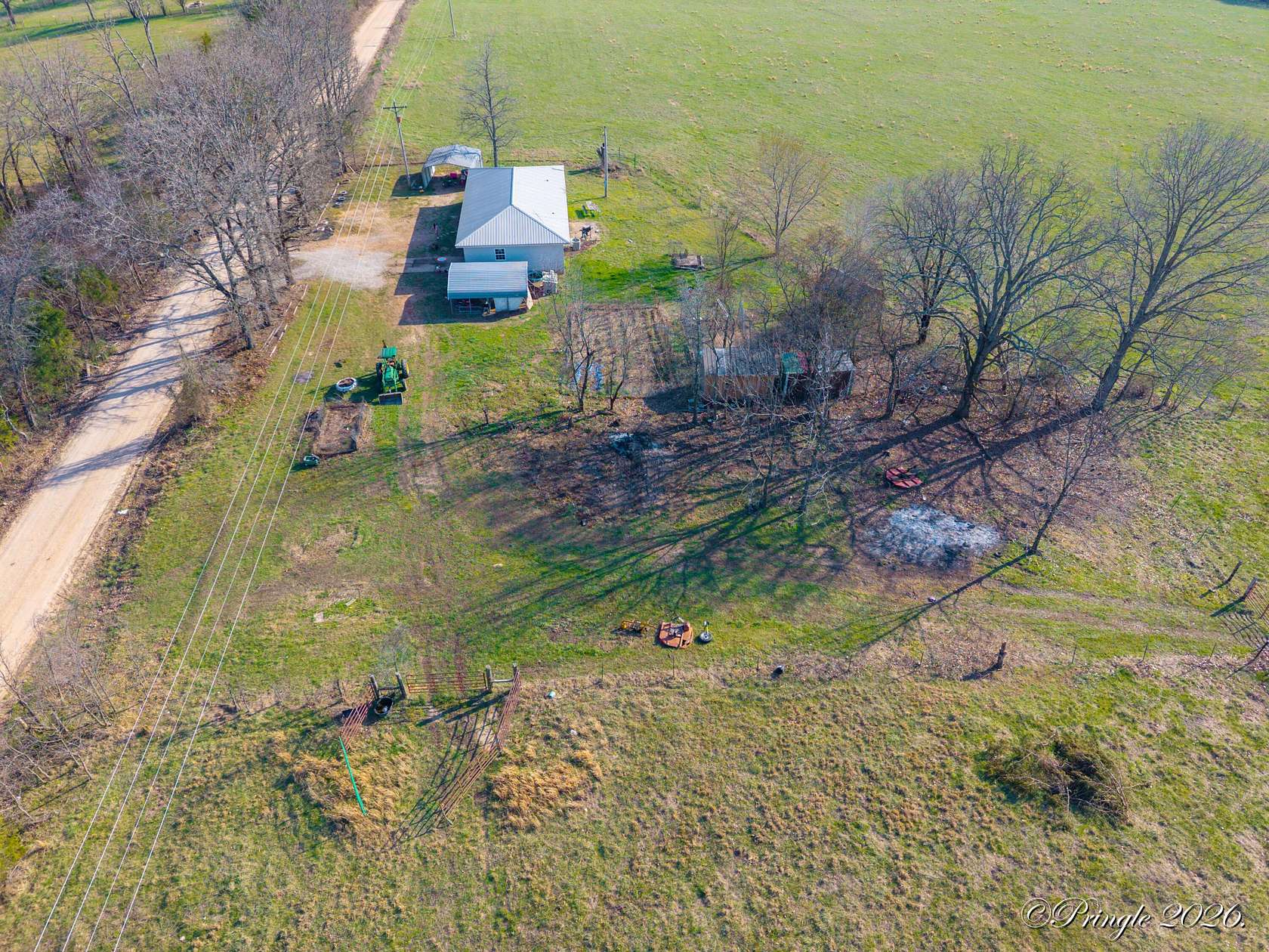 2.57 Acres of Land with Home for Sale in Pottersville, Missouri